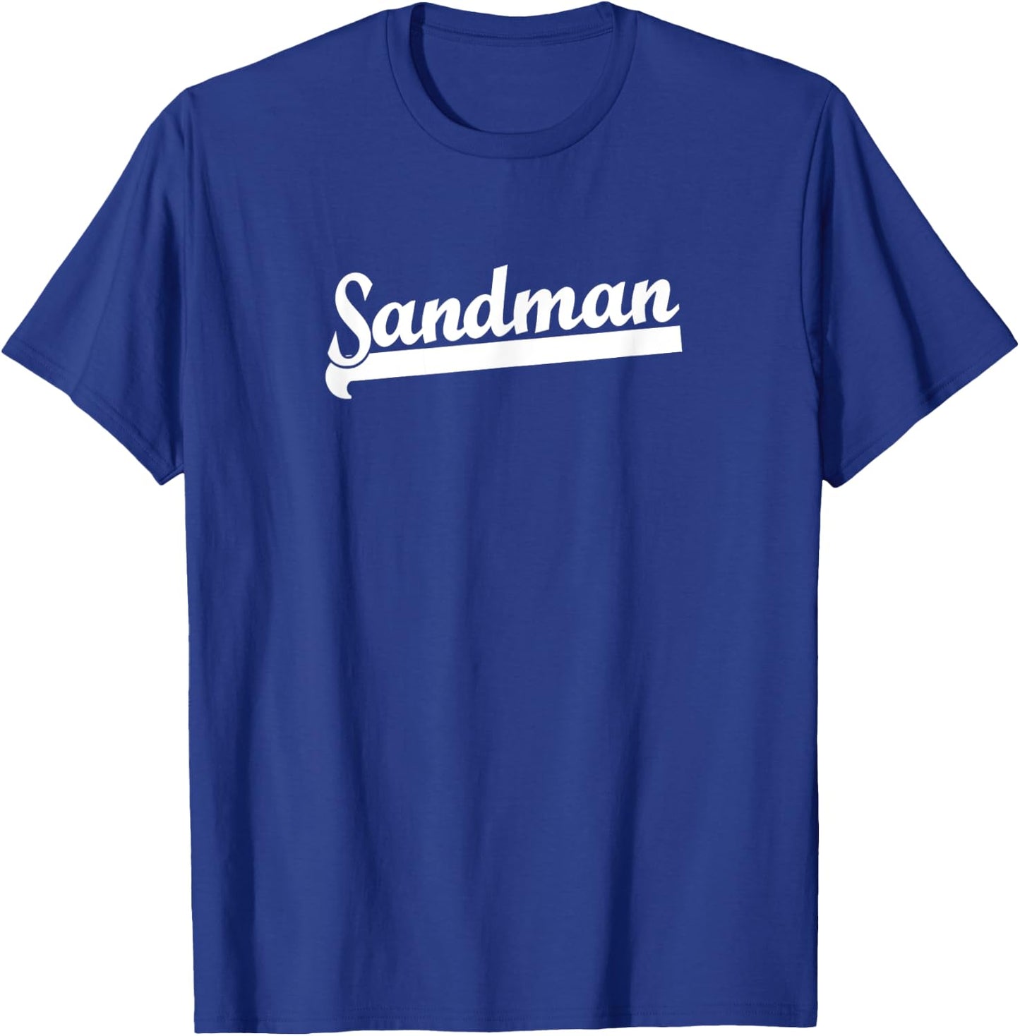 SANDMAN Family Sports Team Name Style T-Shirt - T-Shirt | Royal