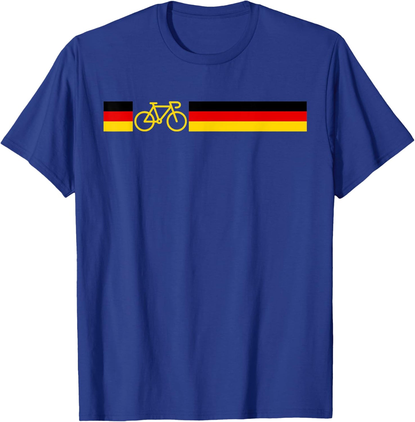 German Cyclist German bike Flag Cycling Bicycle Gift T-Shirt - T-Shirt | Royal