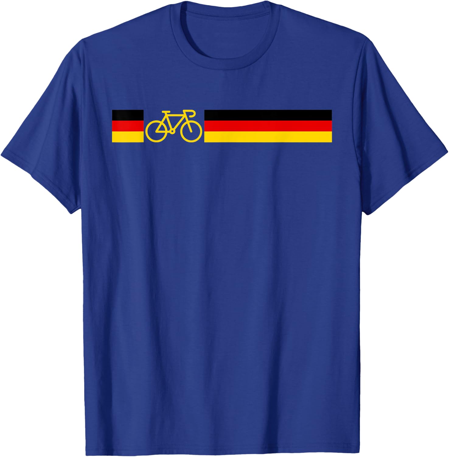 German Cyclist German bike Flag Cycling Bicycle Gift T-Shirt - T-Shirt | Royal