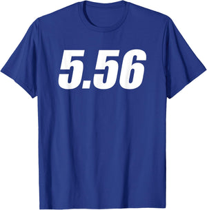 5.56 Round - AR15 Rifle Round Guns and Ammo Shirt T-Shirt - T-Shirt | Royal