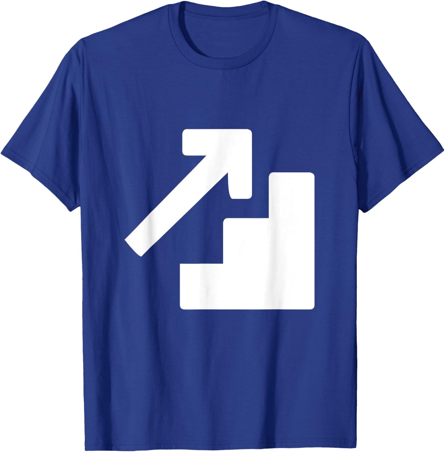 Stair Climb Exercise Tribute Workout T-Shirt - T-Shirt | Royal