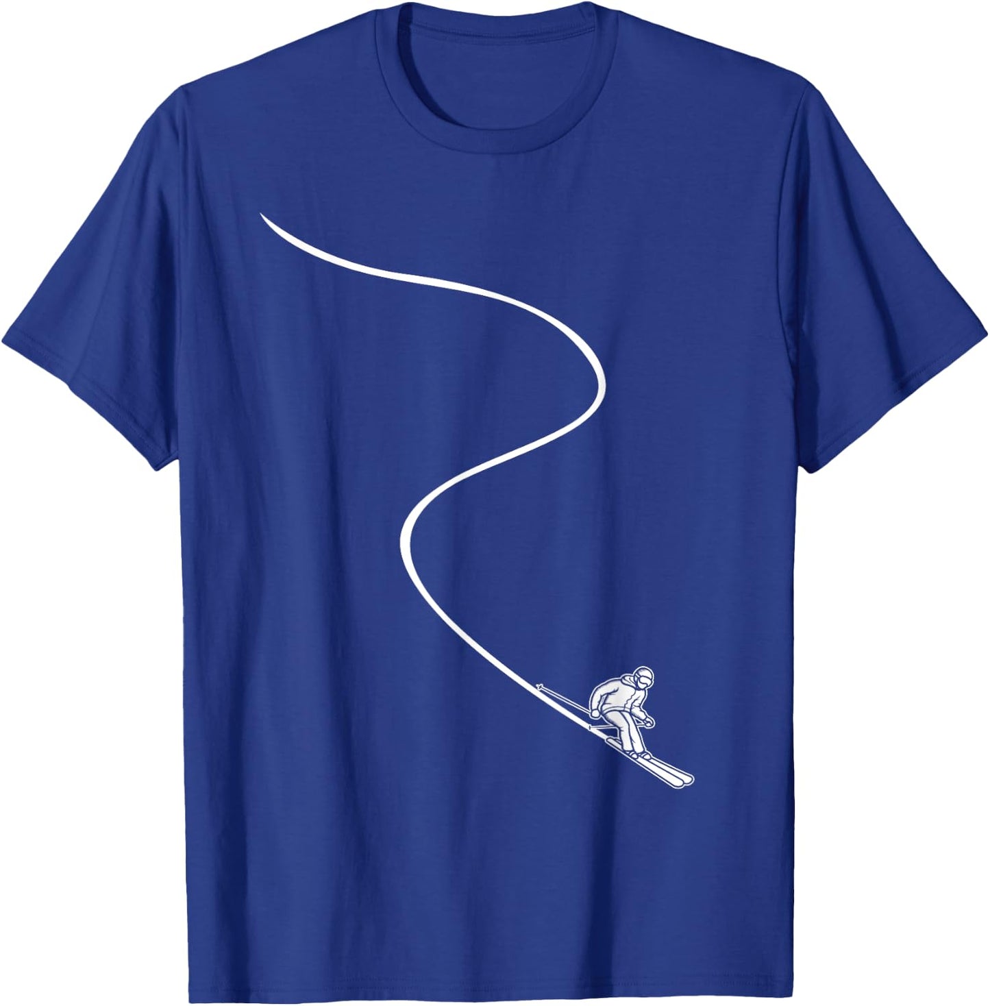 Ski Skiing - Skier T-Shirt - T-Shirt | Royal