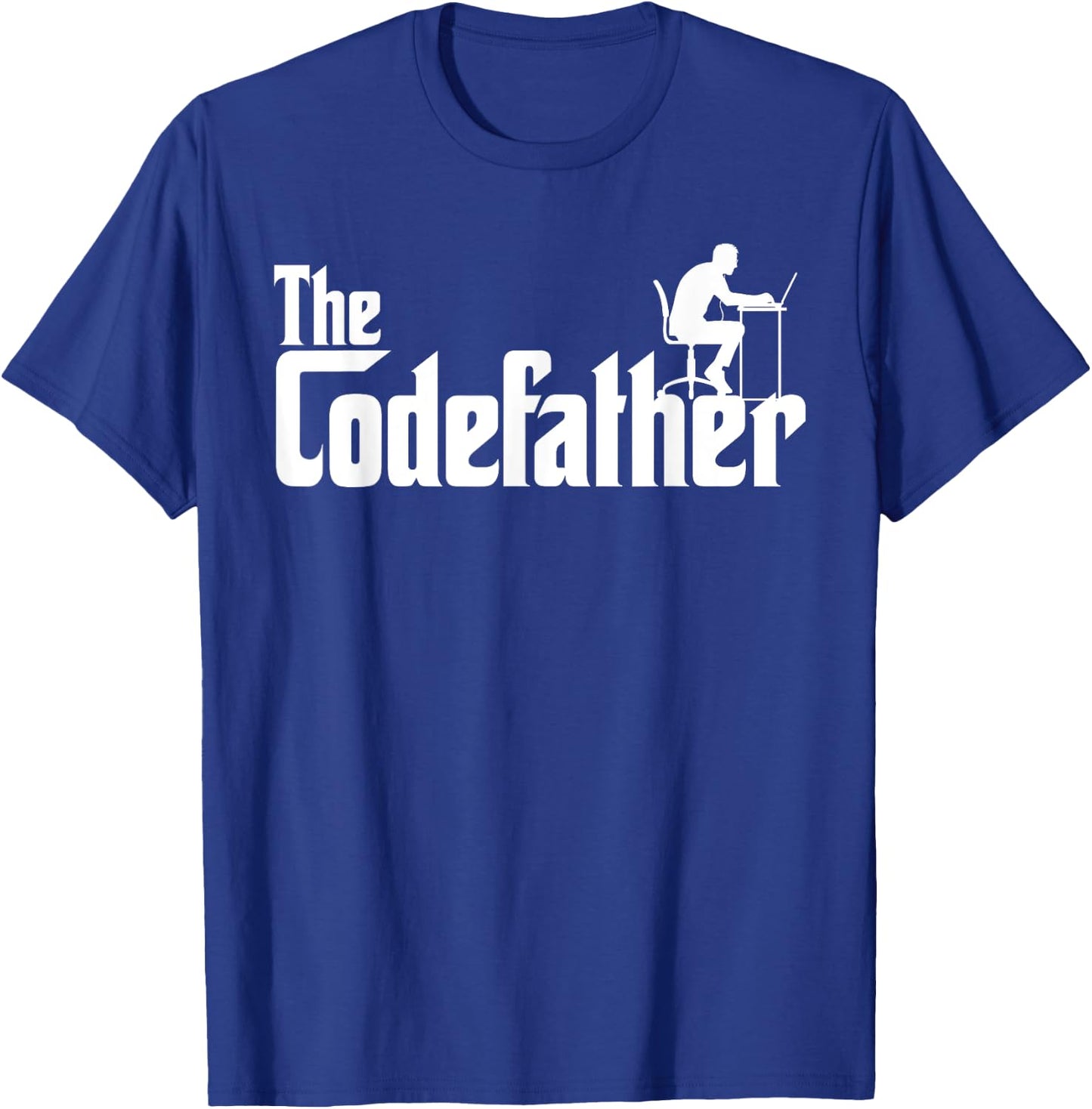 The Codefather Coding Gift Computer Programmer Geek Nerd T-Shirt - T-Shirt | Royal