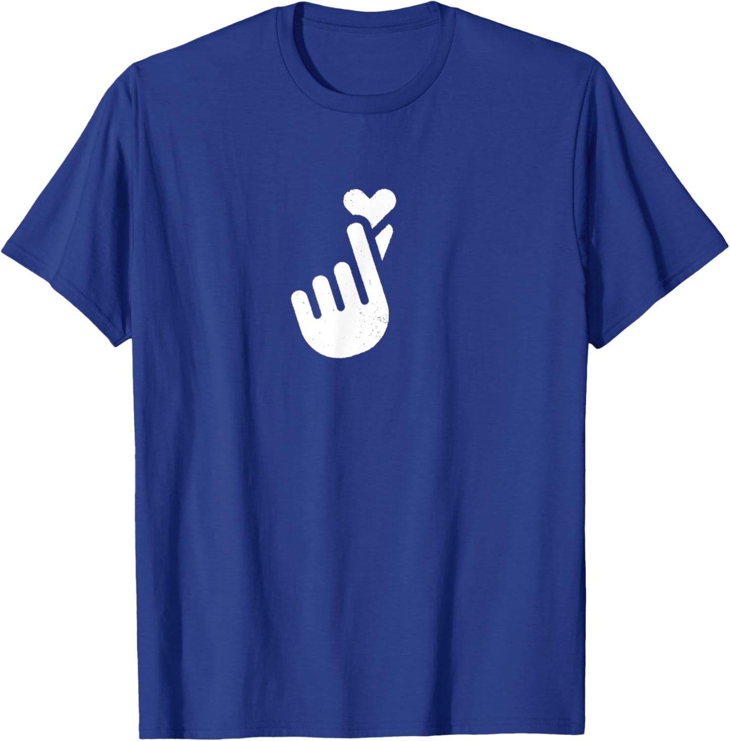 Finger Heart T-Shirt - T-Shirt | Royal