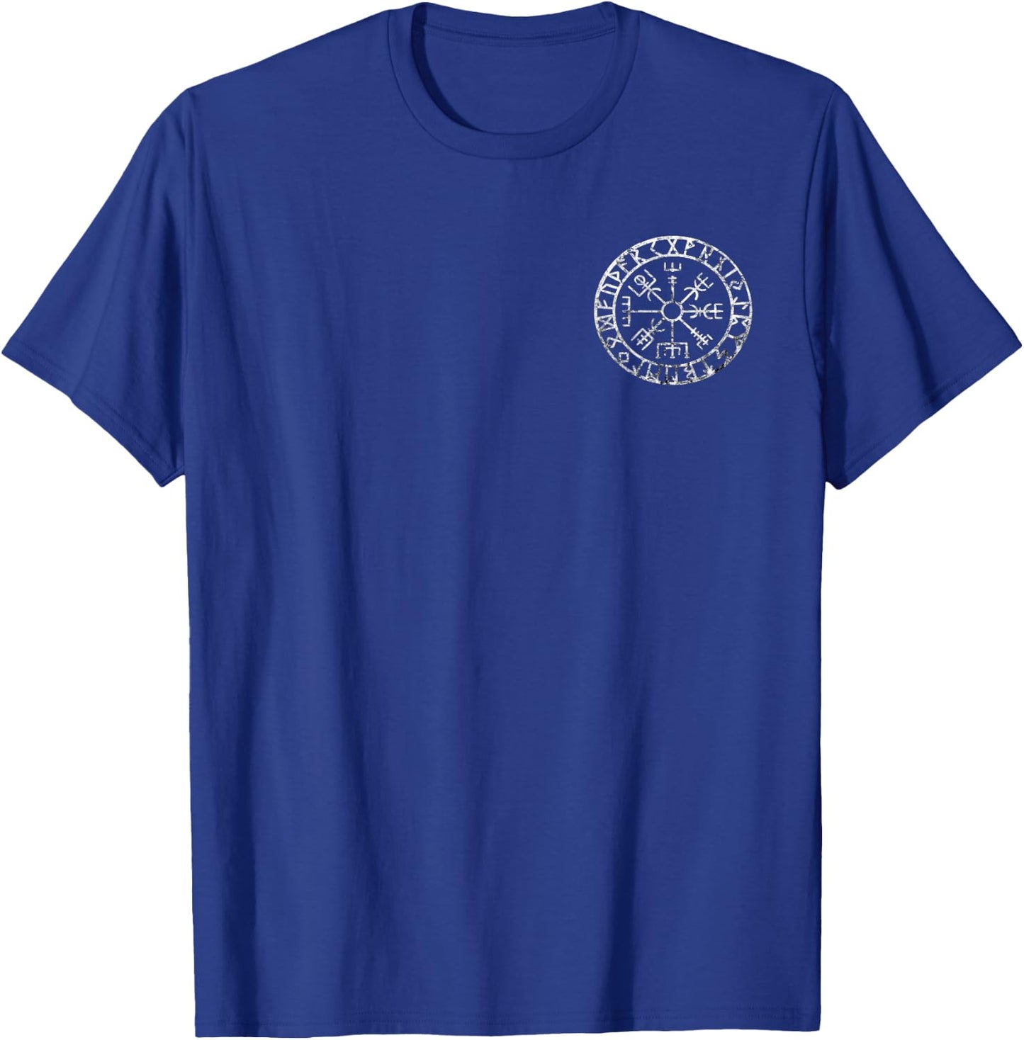 Nordic Valhalla Viking Compass Vegvisir Symbol Odin Pagan T-Shirt - T-Shirt | Royal