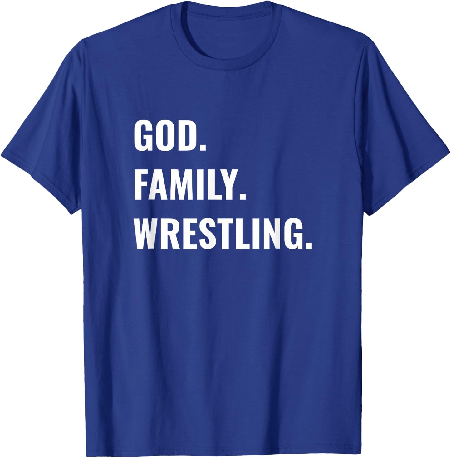 Christian Wrestler God Family Wrestling T-Shirt - T-Shirt | Royal