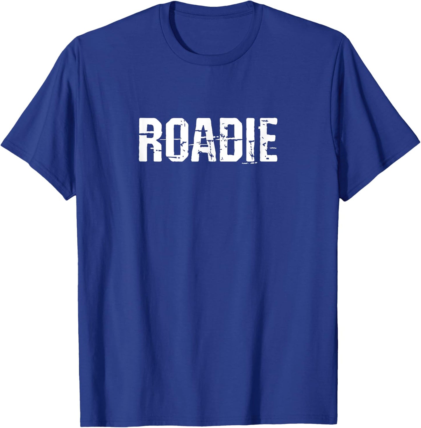 Roadie Musician Music Band Crew Retro Vintage Grunge T-Shirt - T-Shirt | Royal