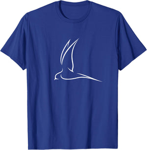 Flying Swallow Bird Graphic Gift Bird Lover Men Women T-Shirt - T-Shirt | Royal