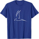 Flying Swallow Bird Graphic Gift Bird Lover Men Women T-Shirt - T-Shirt | Royal