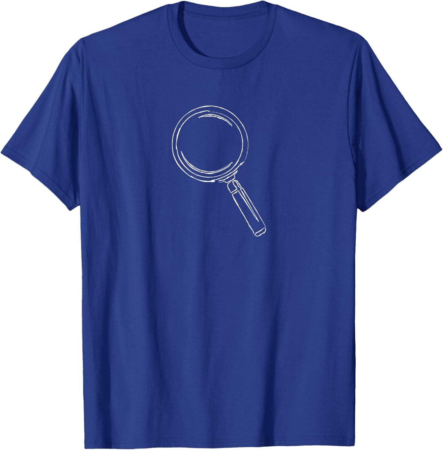 Magnifying Glass Shirt Gift T-Shirt - T-Shirt | Royal