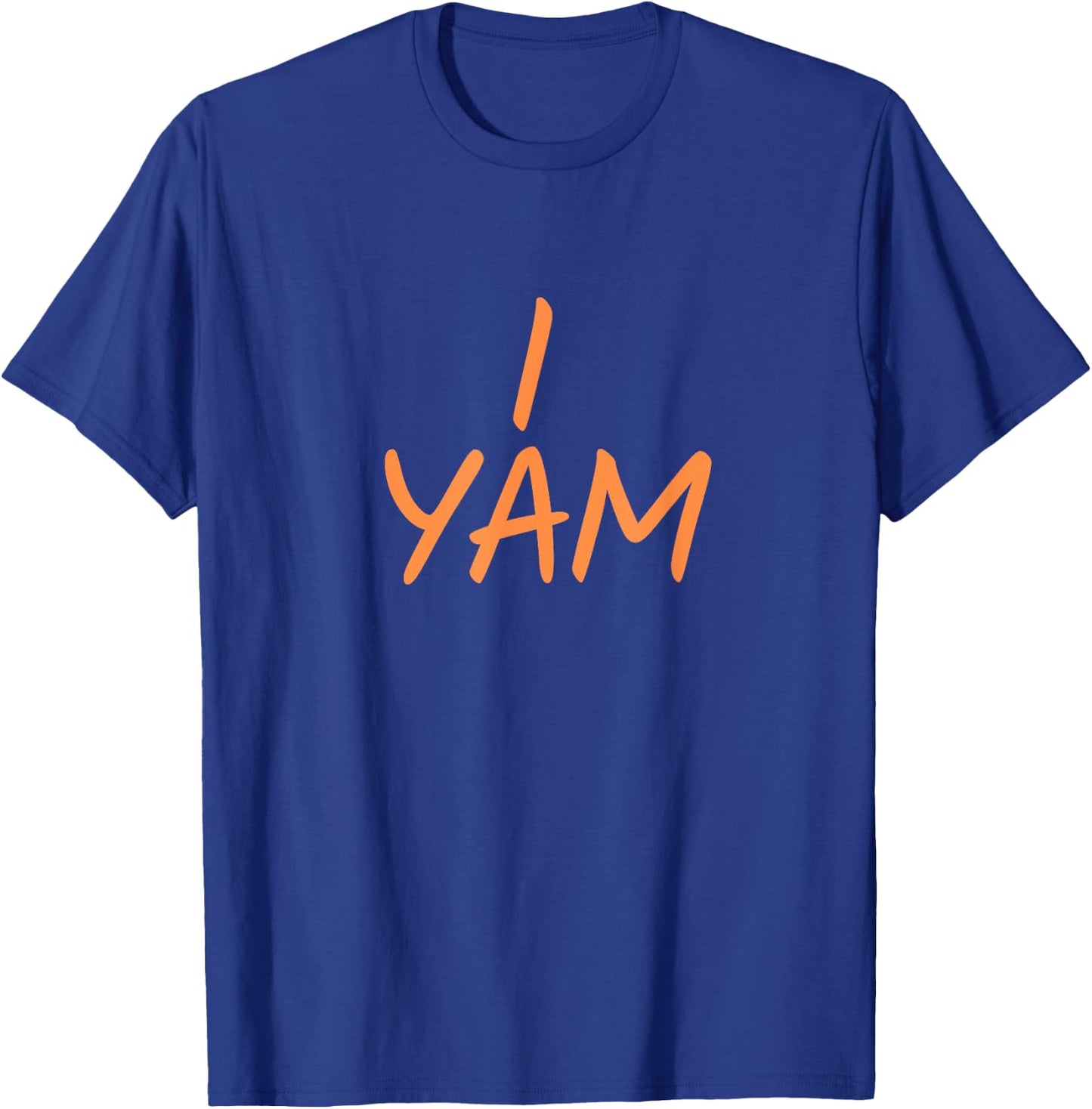I Yam Shirt He's My Sweet Potato Thanksgiving Couples Family T-Shirt - T-Shirt | Royal