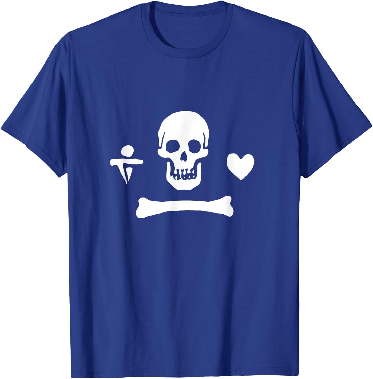 Stede Bonnet Pirate Flag T-Shirt - T-Shirt | Royal