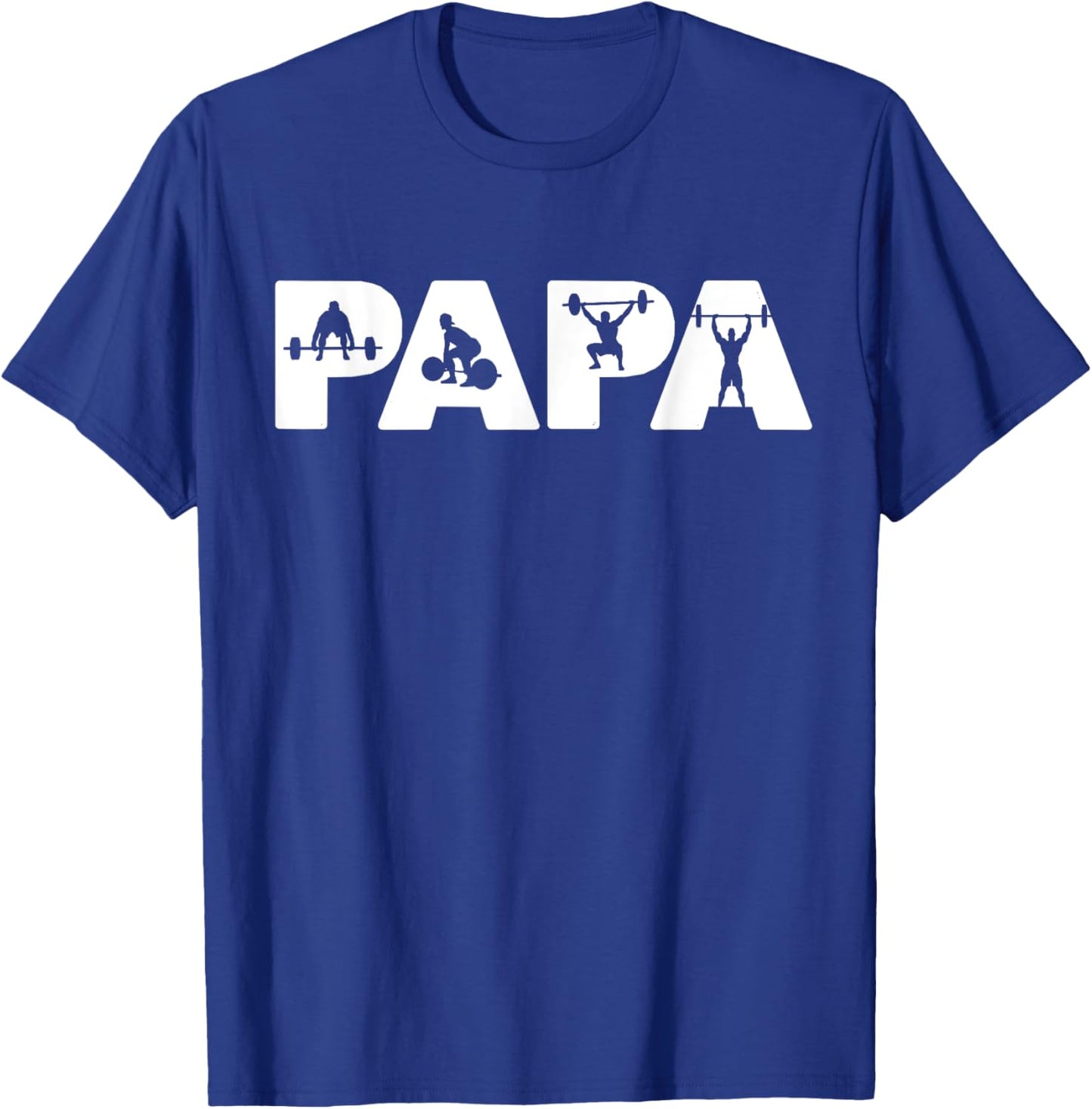 Weightlifting Dad Funny Dad Weightlifting Dad T-Shirt - T-Shirt | Royal