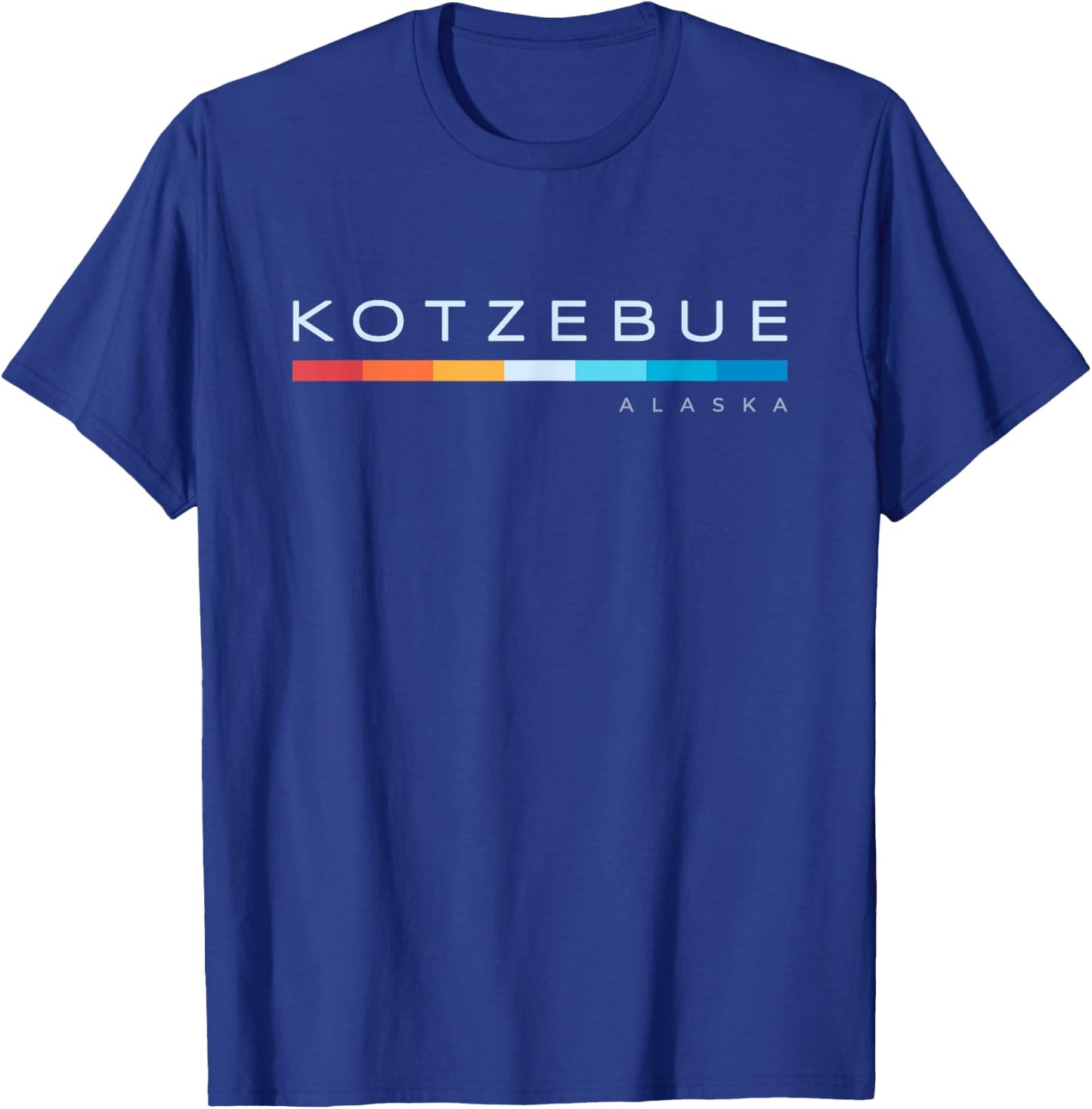 Kotzebue AK Alaska Retro Design T-Shirt - T-Shirt | Royal