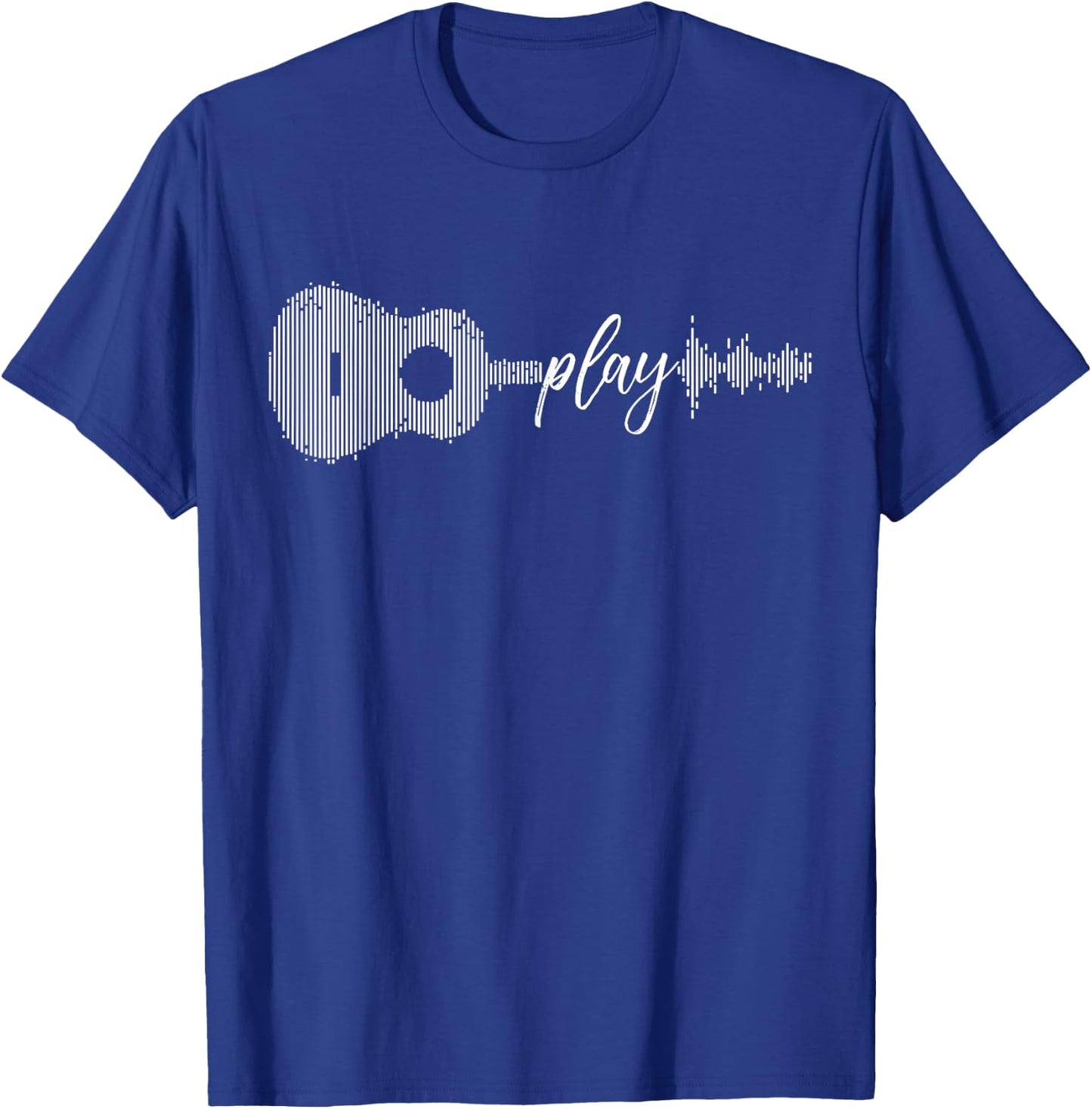 Play Acoustic Guitar Player Guitarist Gifts Music Lover Band T-Shirt - T-Shirt | Royal
