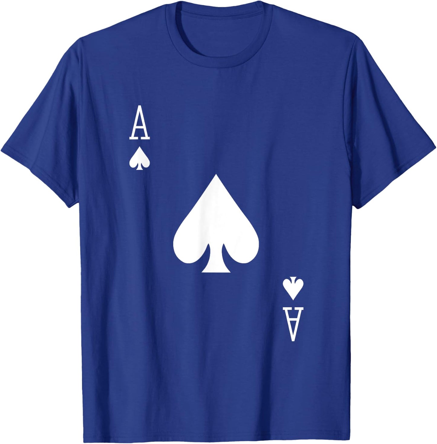 Him & Her Valentines Day Ace of Spades Poker Cards Matching T-Shirt - T-Shirt | Royal