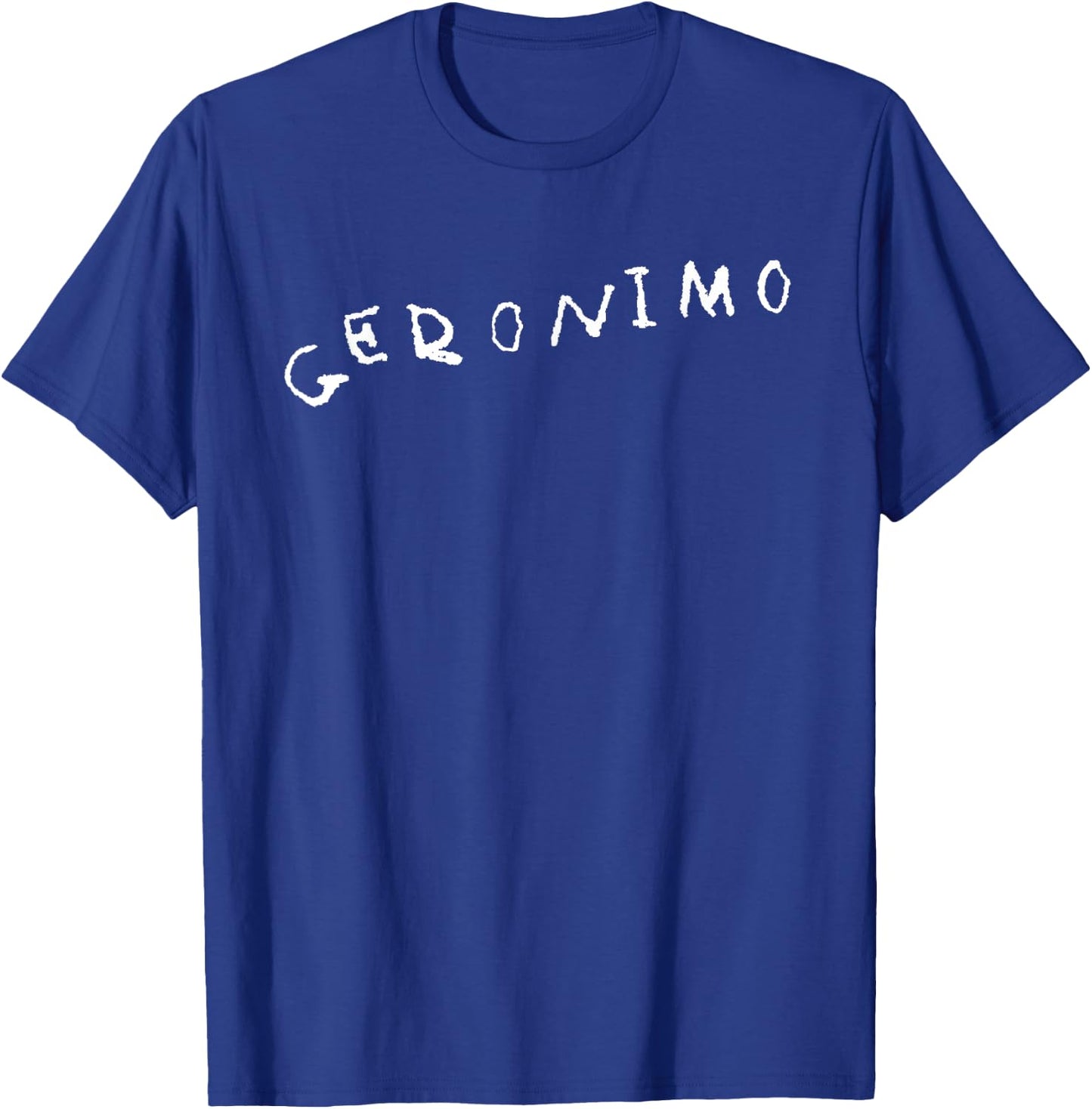 Geronimo Signature Native American Warrior History Vintage T-Shirt - T-Shirt | Royal