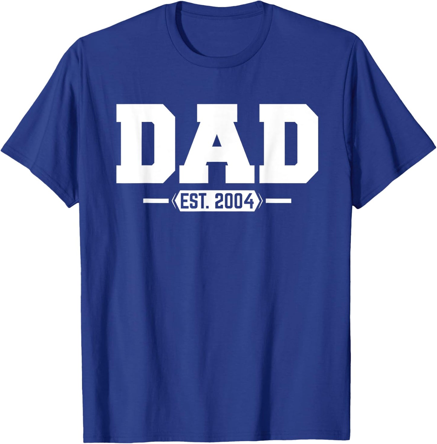 Dad 2004 Dad Established 2004 T-Shirt - T-Shirt | Royal