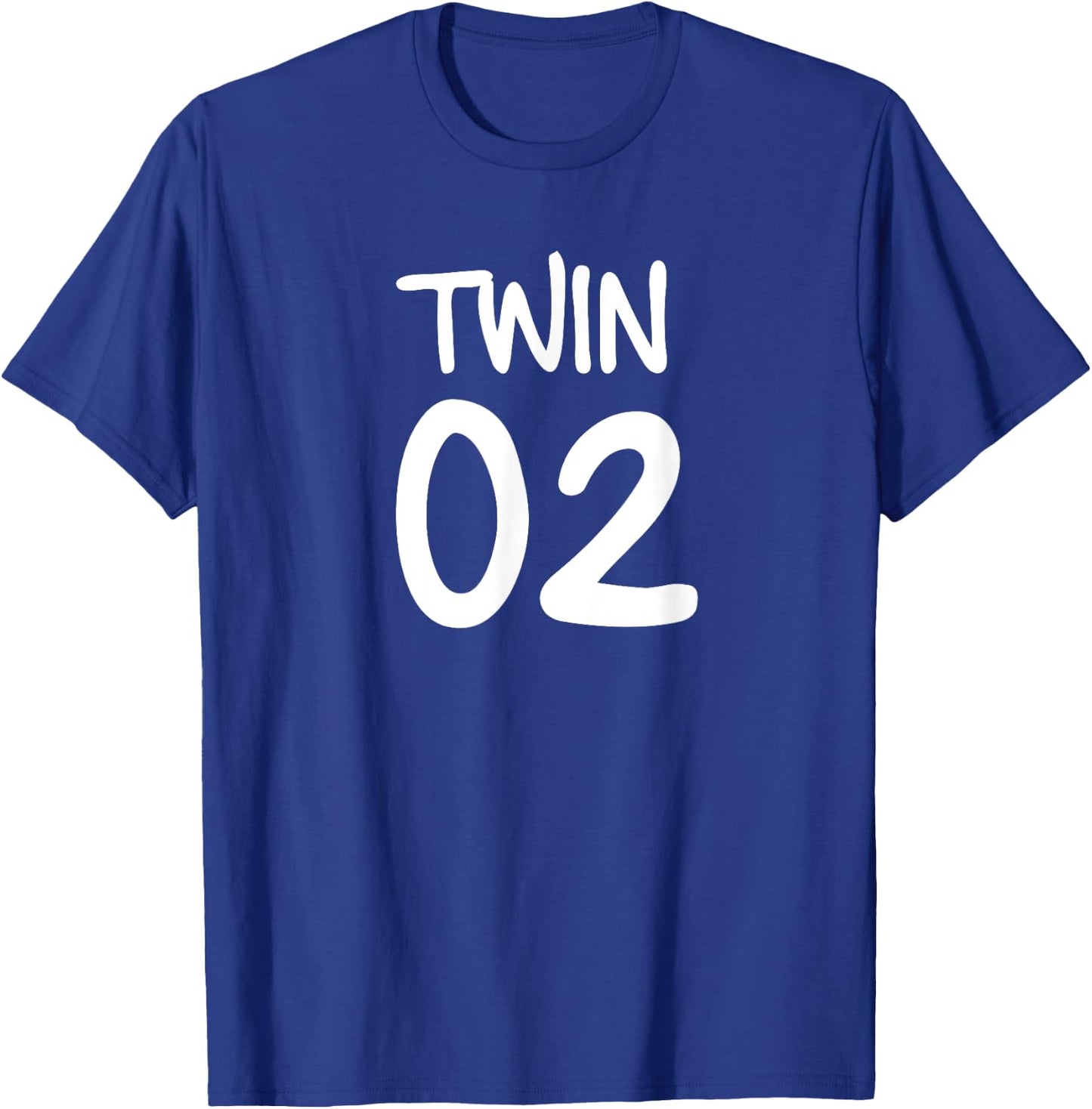 TWIN 1 and TWIN 2 shirts matching twin shirts adults & kids T-Shirt - T-Shirt | Royal