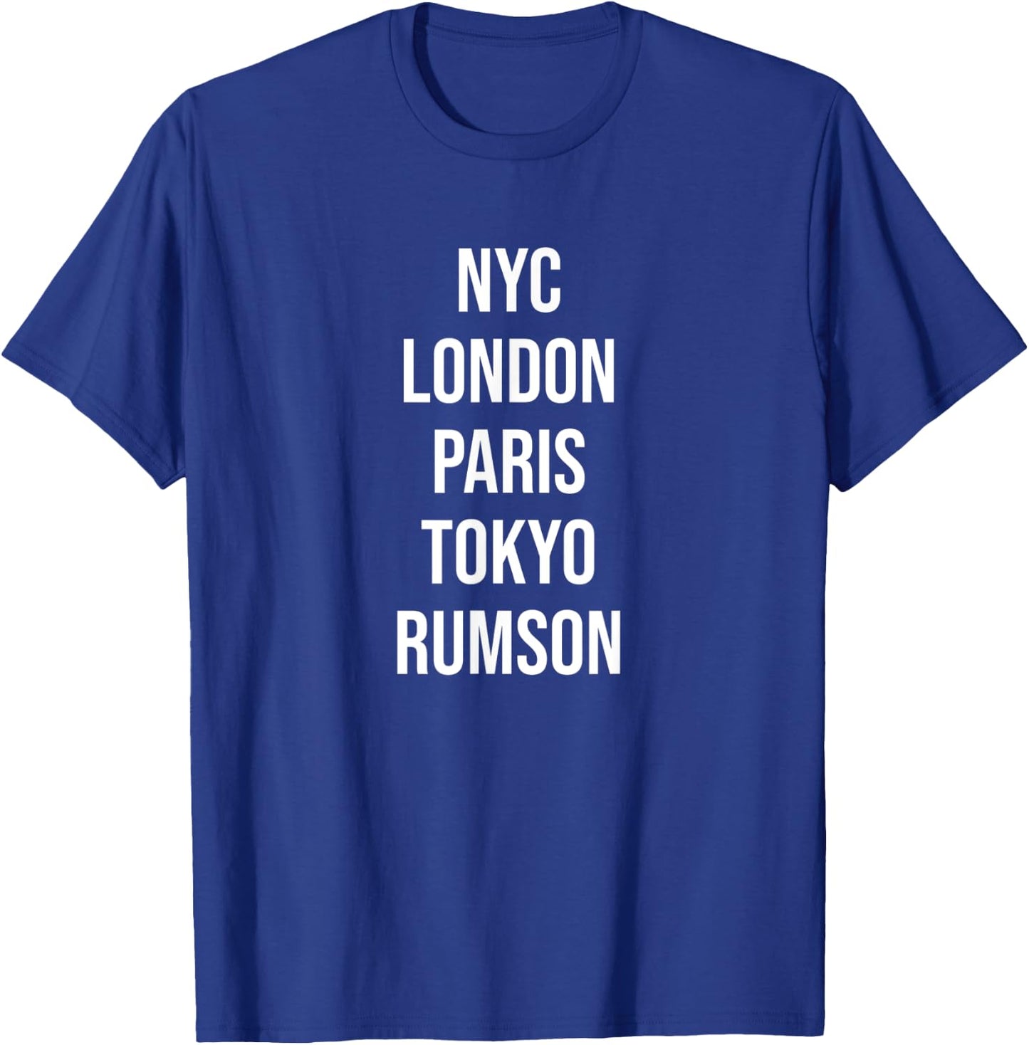 Funny Rumson NJ New Jersey Souvenir T-Shirt - T-Shirt | Royal