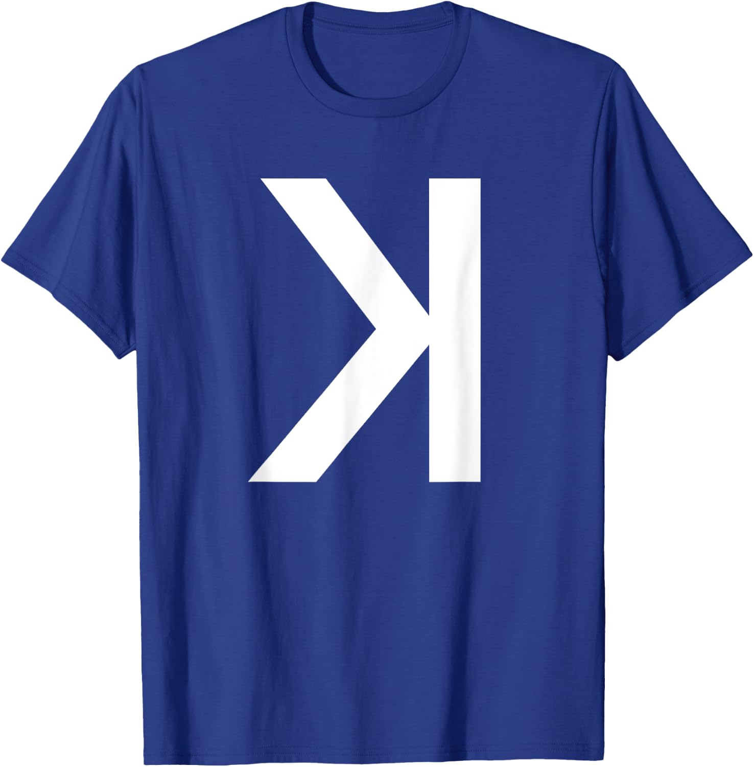 Backwards K Strikeout Baseball Softball Pitcher T Shirt T-Shirt - T-Shirt | Royal