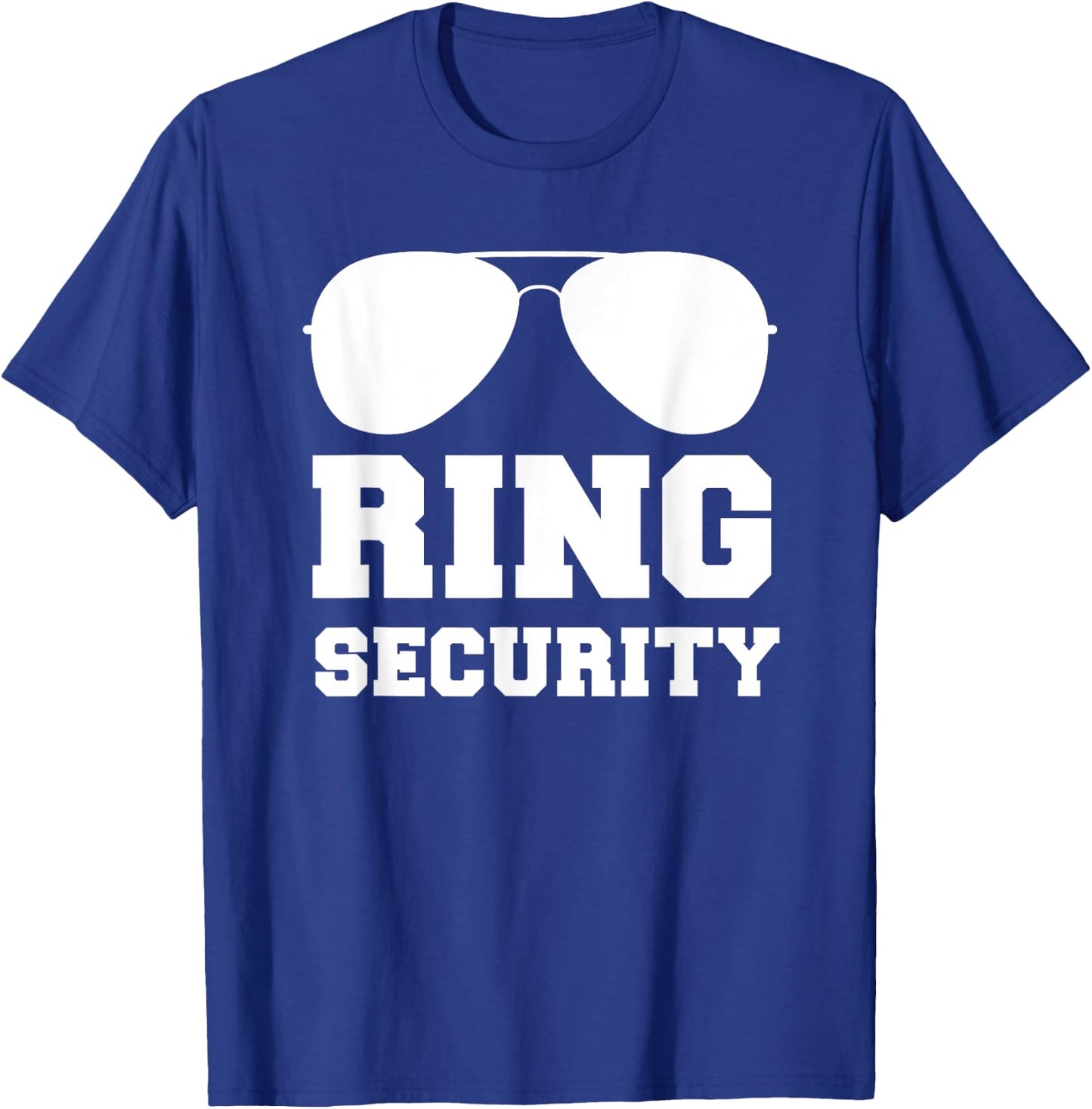Ring Security Shirt | Ring Bearer Boys Wedding Party T-Shirt - T-Shirt | Royal