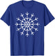 Snowflake Airplanes Christmas Snow Aviation Pilot Gift T-Shirt - T-Shirt | Royal