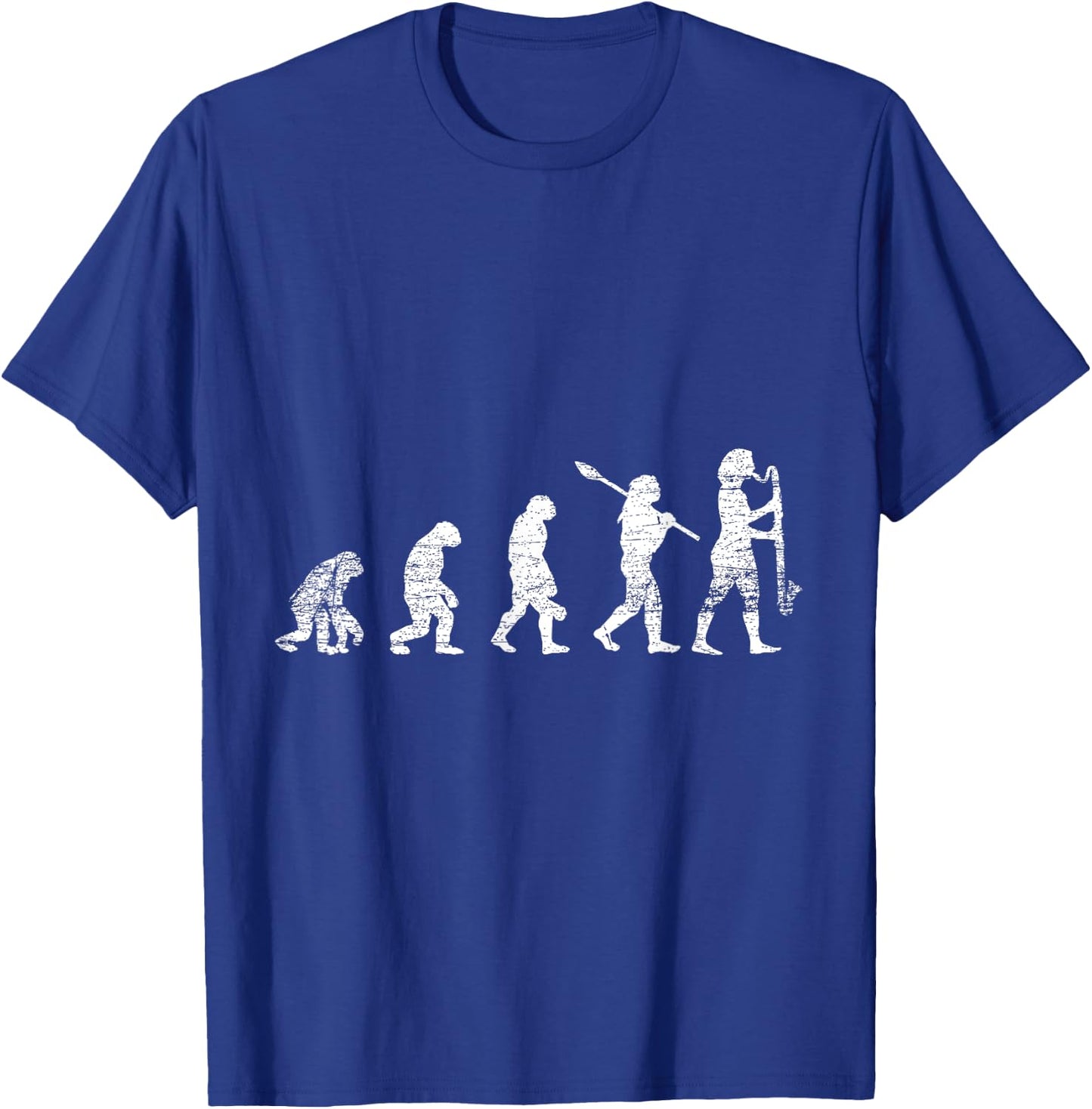 Evolution Bass Clarinet - Marching Band Music Shirt T-Shirt - T-Shirt | Royal