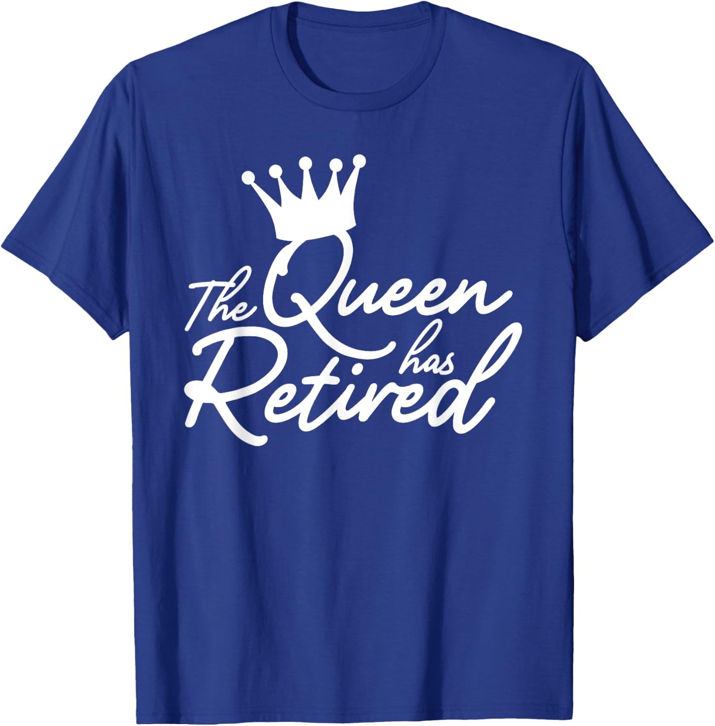 Cool Retirement Art Mom Retiring Retiree Lovers T-Shirt - T-Shirt | Royal