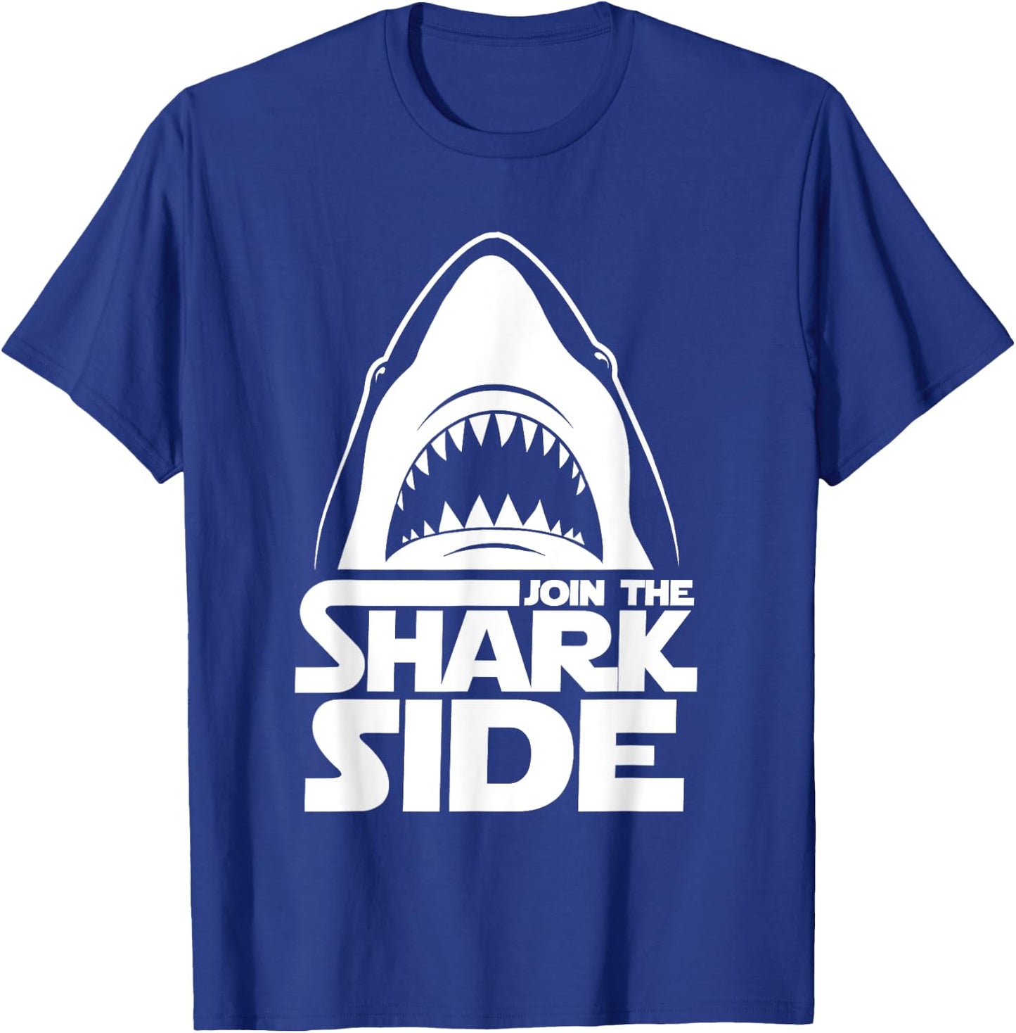 Join The Shark Side - Funny Shark Lover Ocean Wildlife T-Shirt - T-Shirt | Royal
