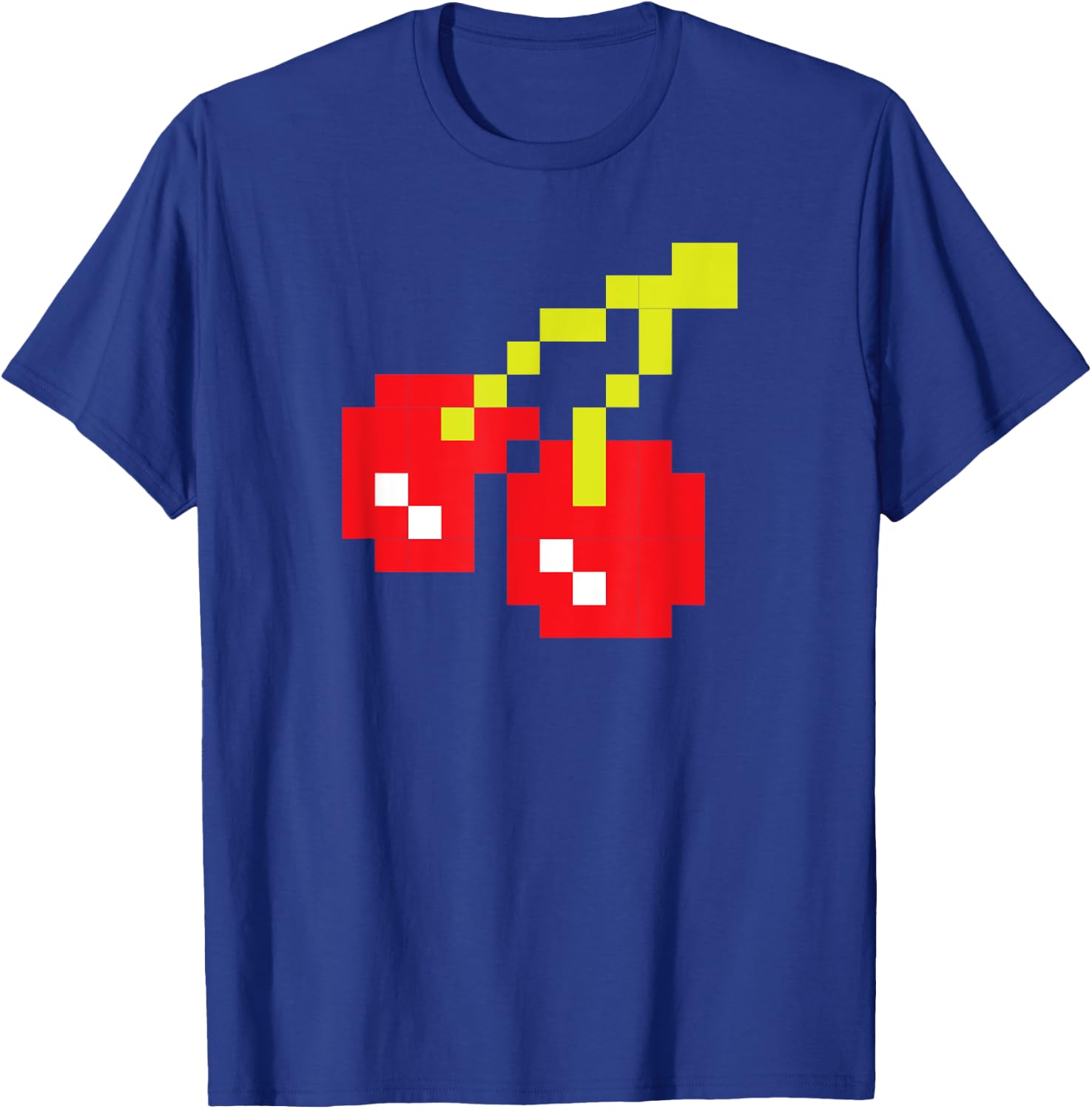 Pixel Cherries 80s Video Game Halloween Costume Easy Group T-Shirt - T-Shirt | Royal