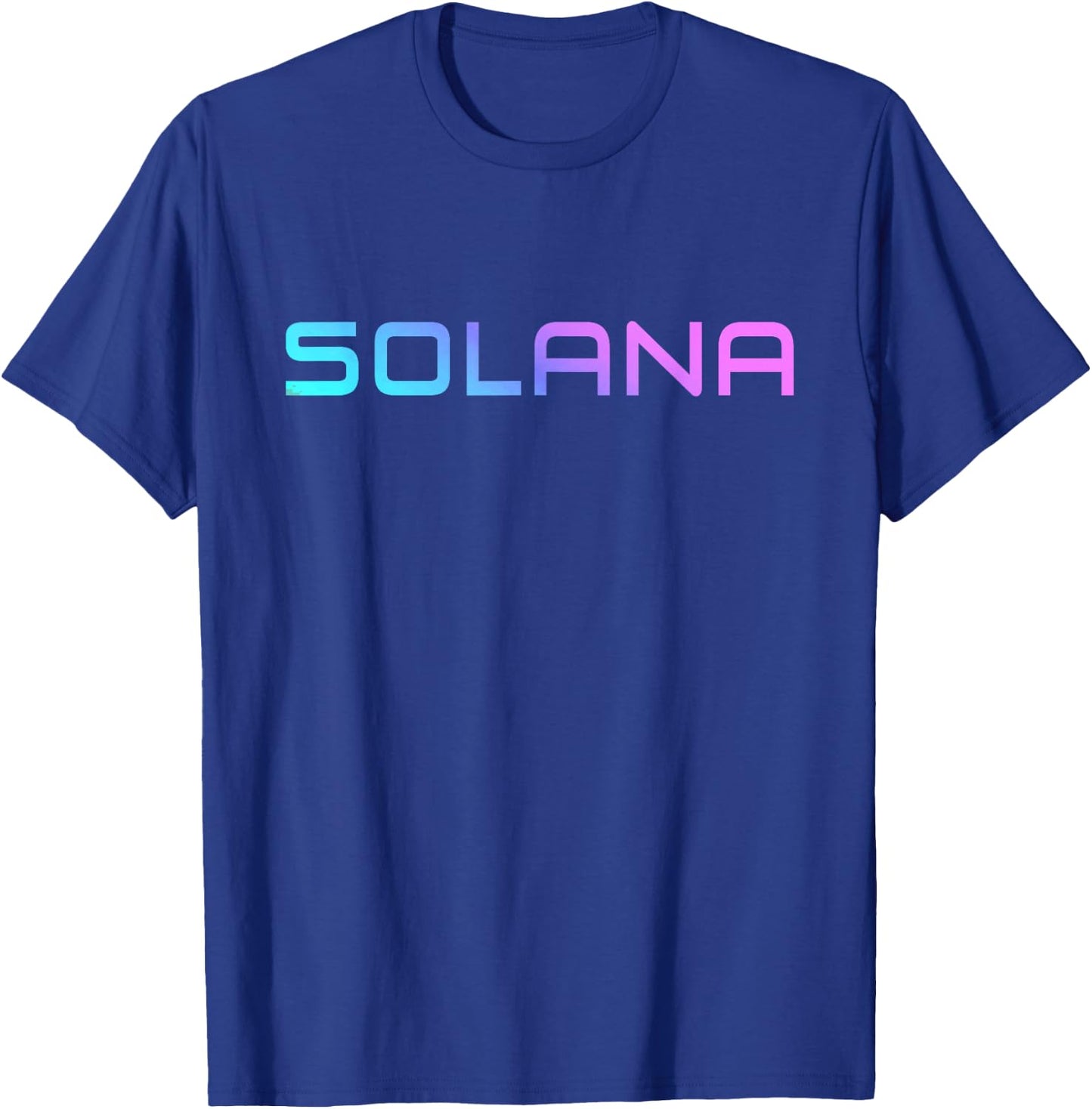 Colorful Solana SOL Crypto Blockchain Logo for Solana Hodler T-Shirt - T-Shirt | Royal