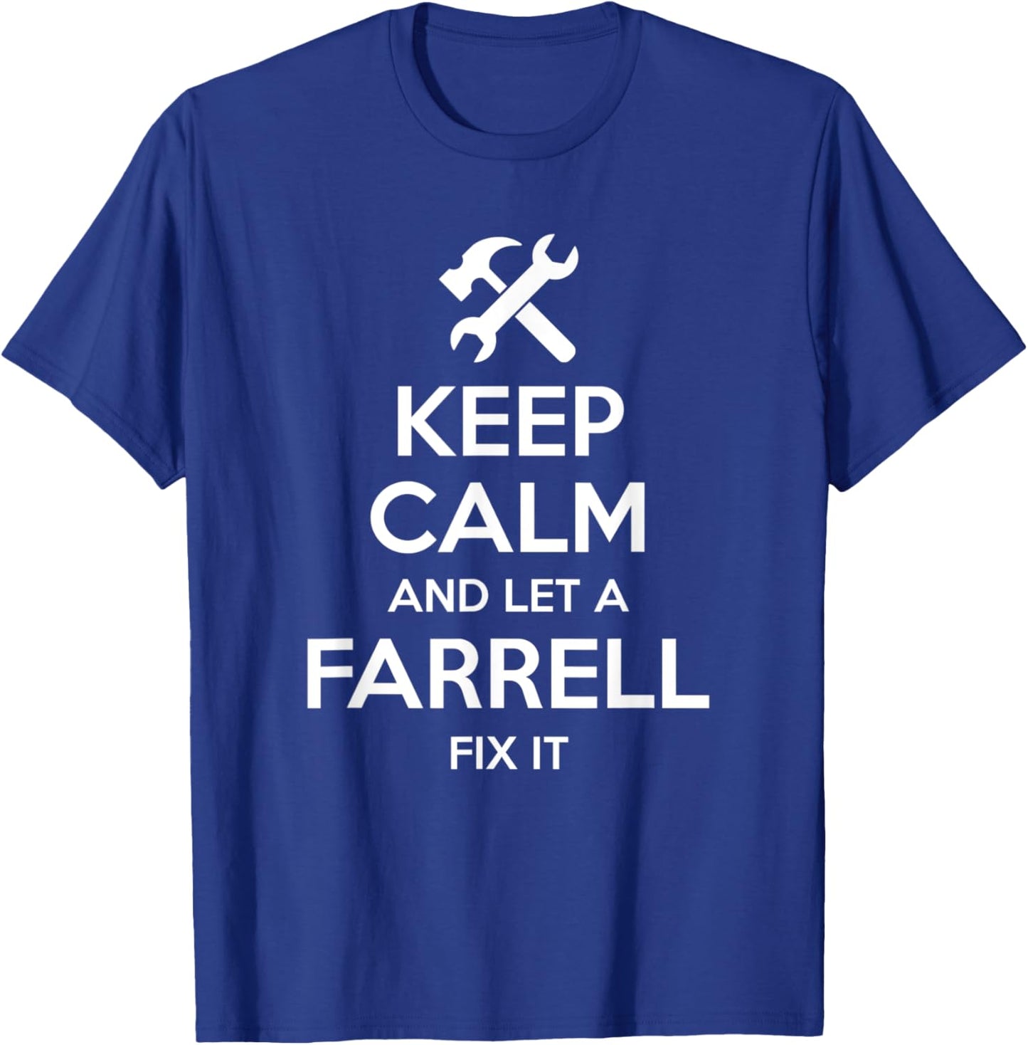 FARRELL Funny Surname Birthday Family Tree Reunion Gift T-Shirt - T-Shirt | Royal