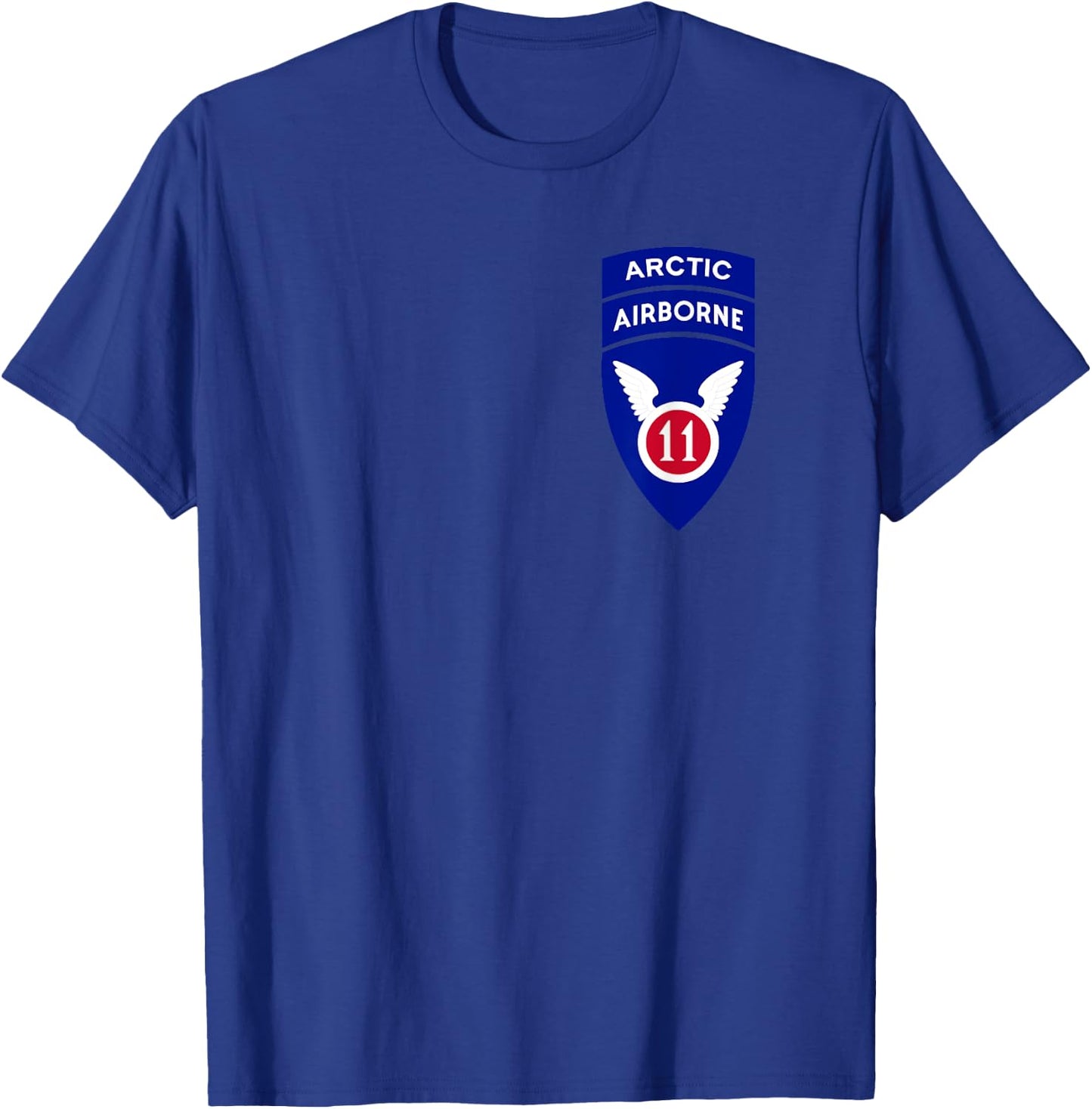 11th Airborne Division Patch - Arctic Angels T-Shirt - T-Shirt | Royal