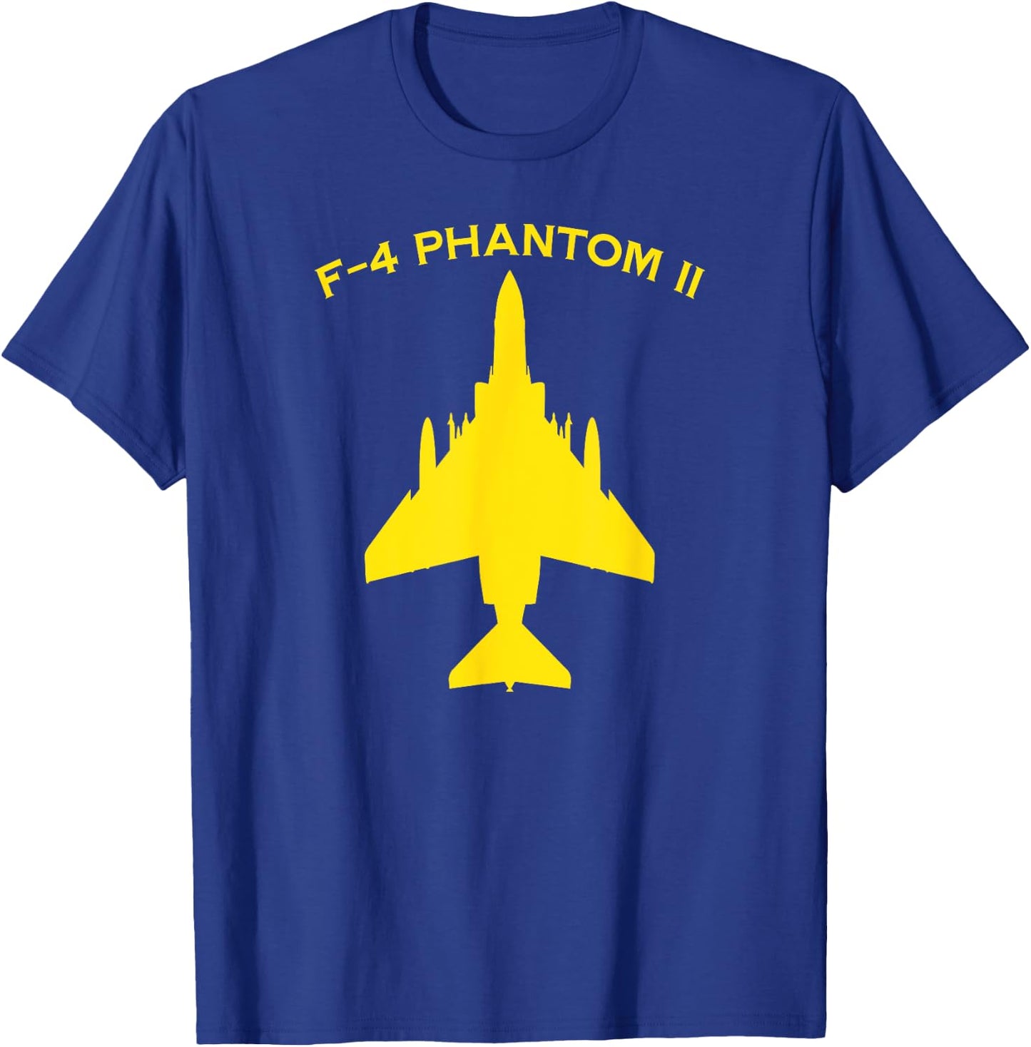 F-4 Phantom II Naval Fighter Bomber Jet Interceptor Aircraft T-Shirt - T-Shirt | Royal