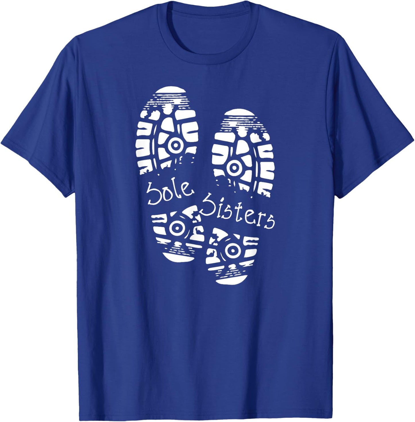 Running Sole Sisters Ladies Marathon Race Day Team T-Shirt - T-Shirt | Royal