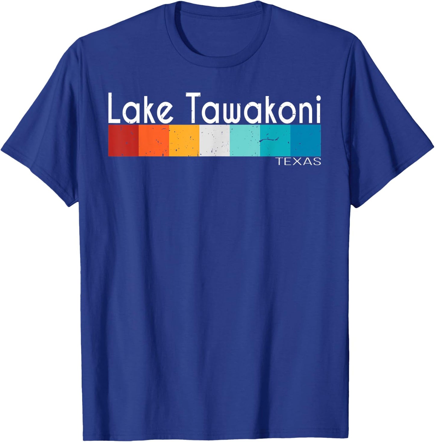 Vintage Retro Lake Tawakoni Texas Women Men Souvenirs T-Shirt - T-Shirt | Royal