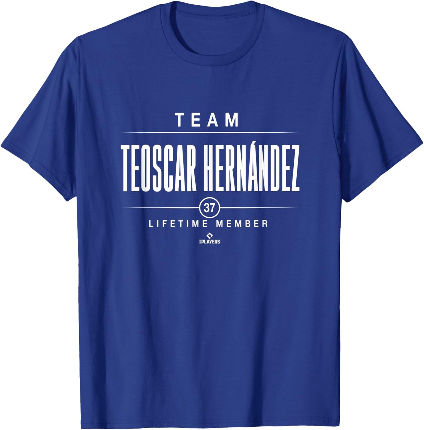 Team Teoscar Hernandez Lifetime Member Toronto T-Shirt - T-Shirt | Royal