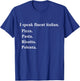 Funny I Speak Fluent Italian Food Lover Pizza Pasta Risotto T-Shirt - T-Shirt | Royal