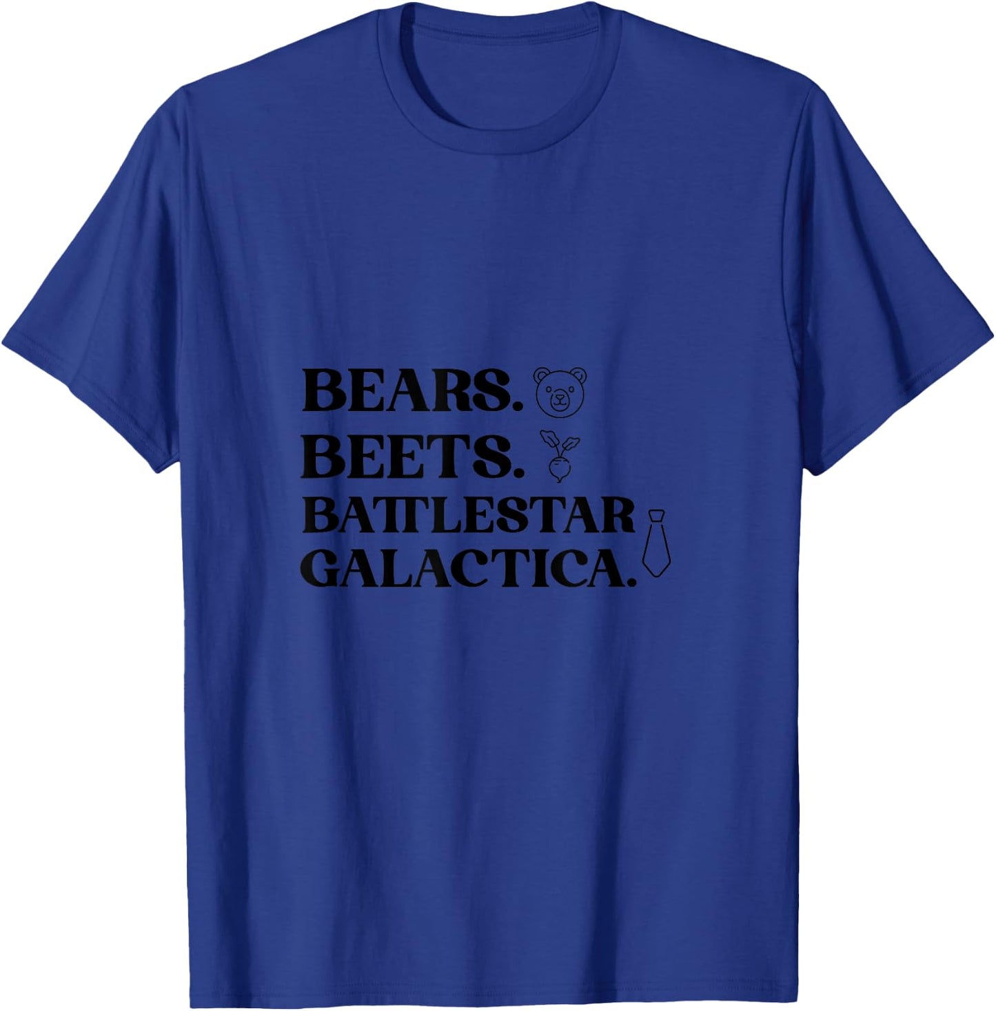 Bears Beets Battlestar 2 T-Shirt - T-Shirt | Royal