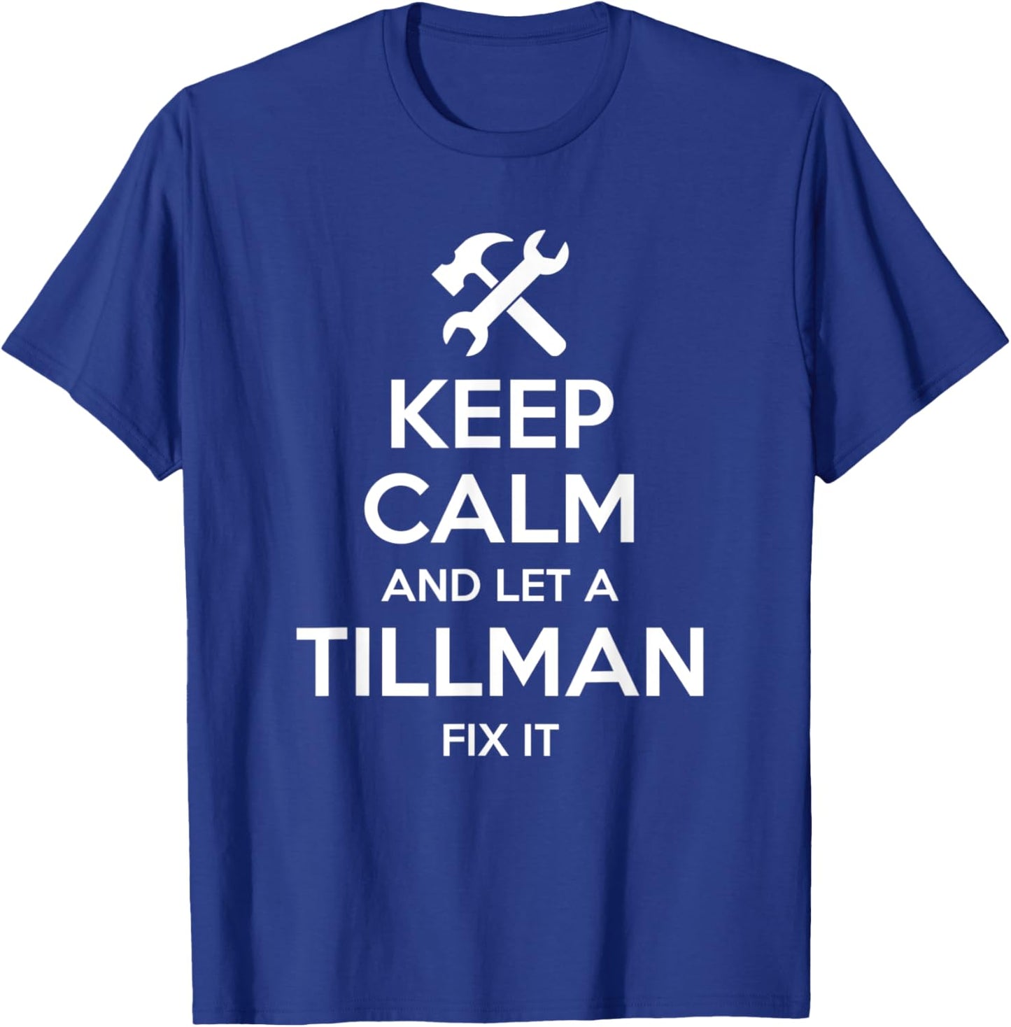 TILLMAN Funny Surname Birthday Family Tree Reunion Gift T-Shirt - T-Shirt | Royal