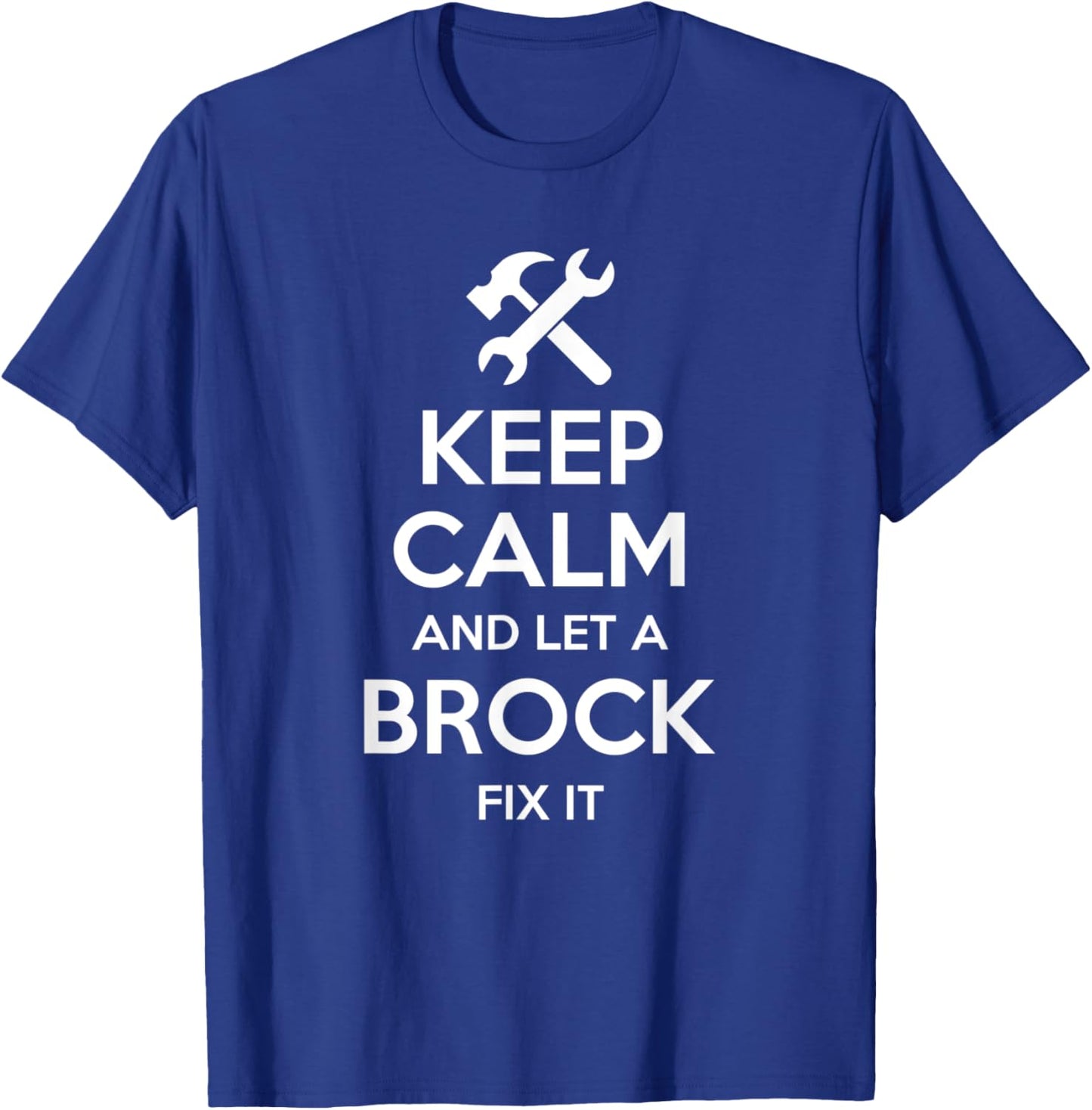 BROCK Funny Surname Birthday Family Tree Reunion Gift T-Shirt - T-Shirt | Royal