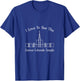 Denver CO Temple, I love to see my temple, happy T-Shirt - T-Shirt | Royal