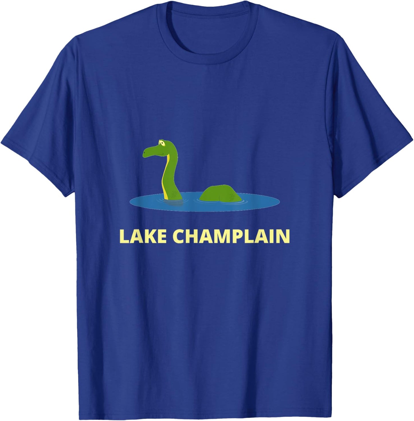 Lake Champlain Champ Lake Monster NY VT for Kids Boys Girls T-Shirt - T-Shirt | Royal