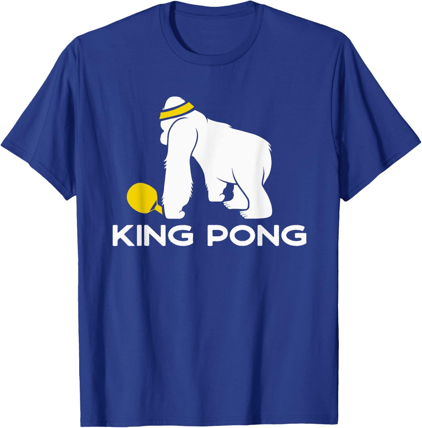 Table Tennis Gift Ping Pong Player - Funny King Pong T-Shirt - T-Shirt | Royal