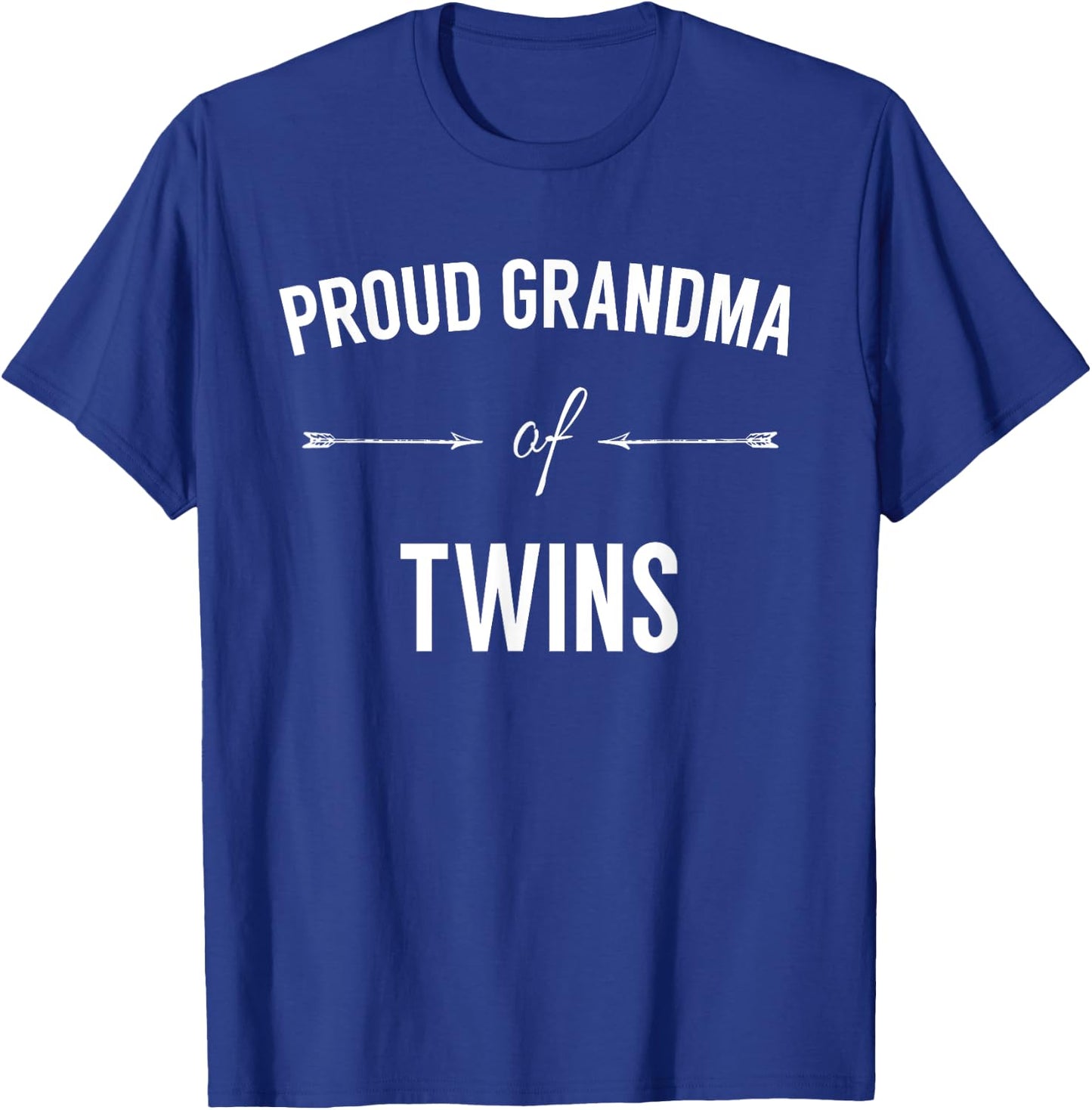 Proud Grandma of Twins Shirt - Twins Pregnancy Announcement T-Shirt - T-Shirt | Royal
