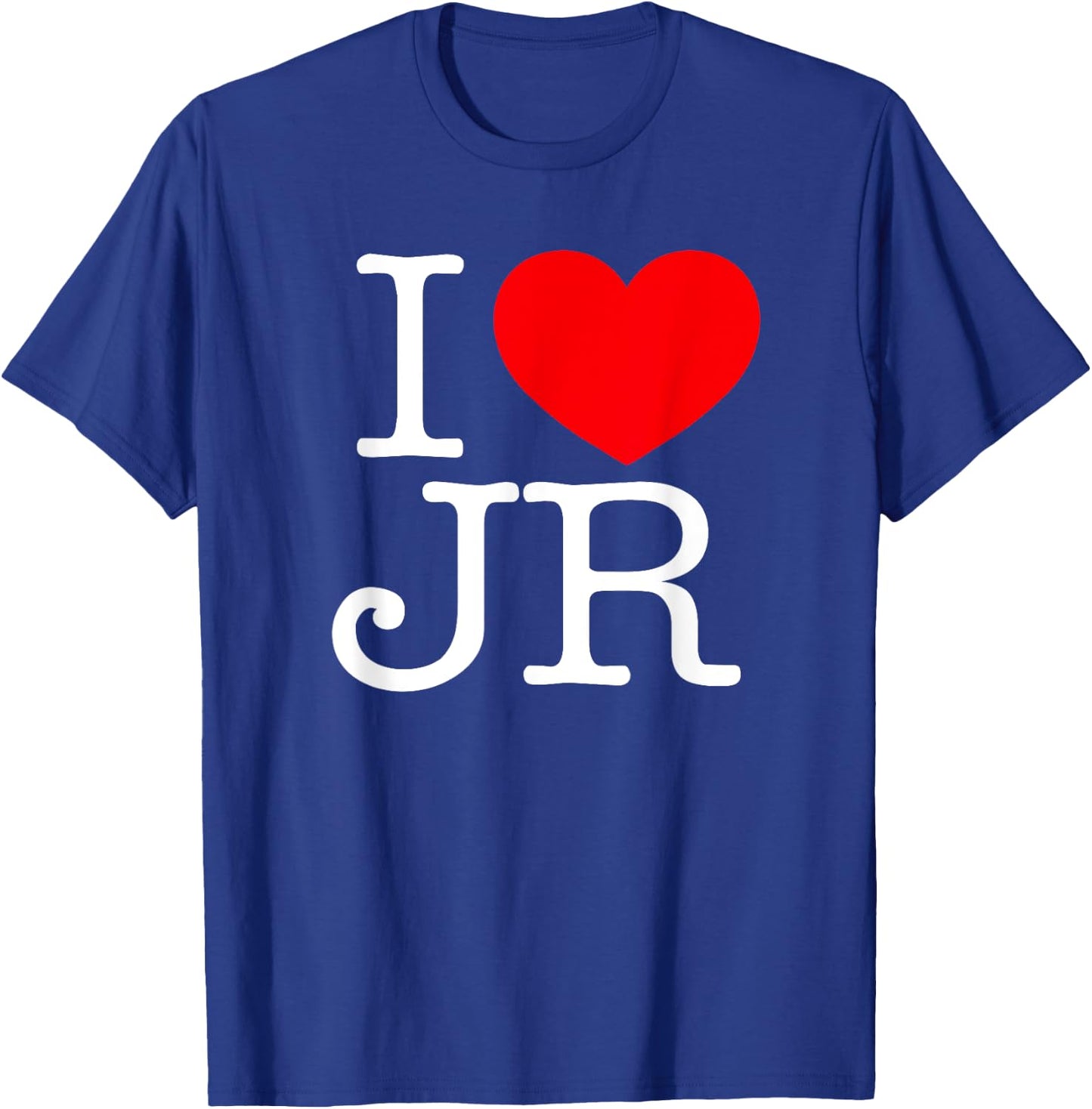 I Love (Heart) JR T-Shirt - T-Shirt | Royal