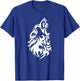 Wolf - Cool Tribal Dog Head Pup Howling Men Women Girls Kids T-Shirt - T-Shirt | Royal