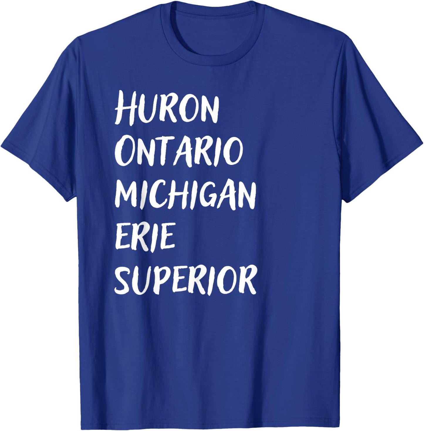 The Great Lakes HOMES Michigan Gift Vintage T-Shirt - T-Shirt | Royal