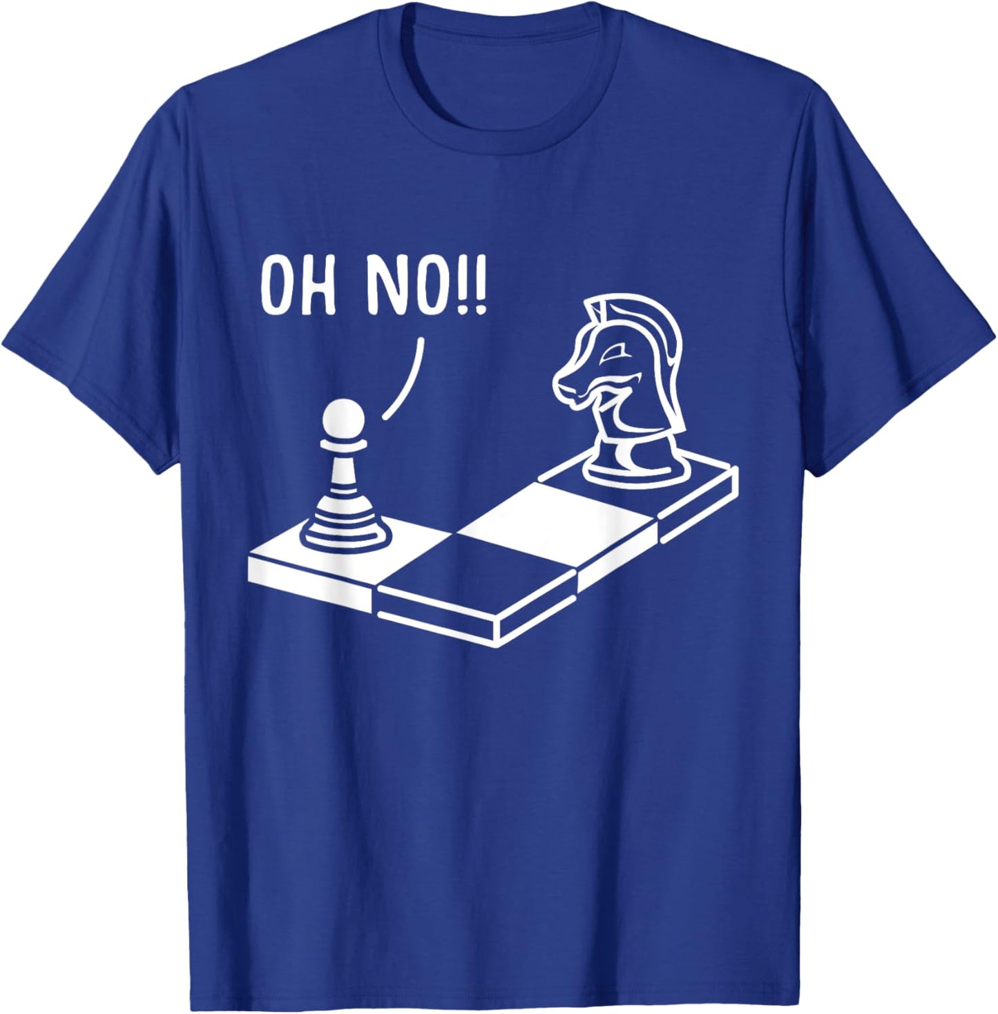 Oh No Springer Funny Chess Player Gift Chess T-Shirt - T-Shirt | Royal
